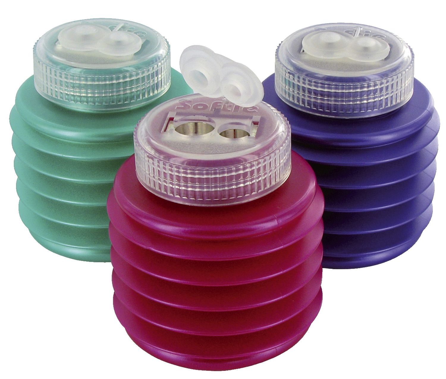 Spitzdose doppelt rund - ICE farbig sortiert Spitzdose doppelt rund - ICE farbig sortiert