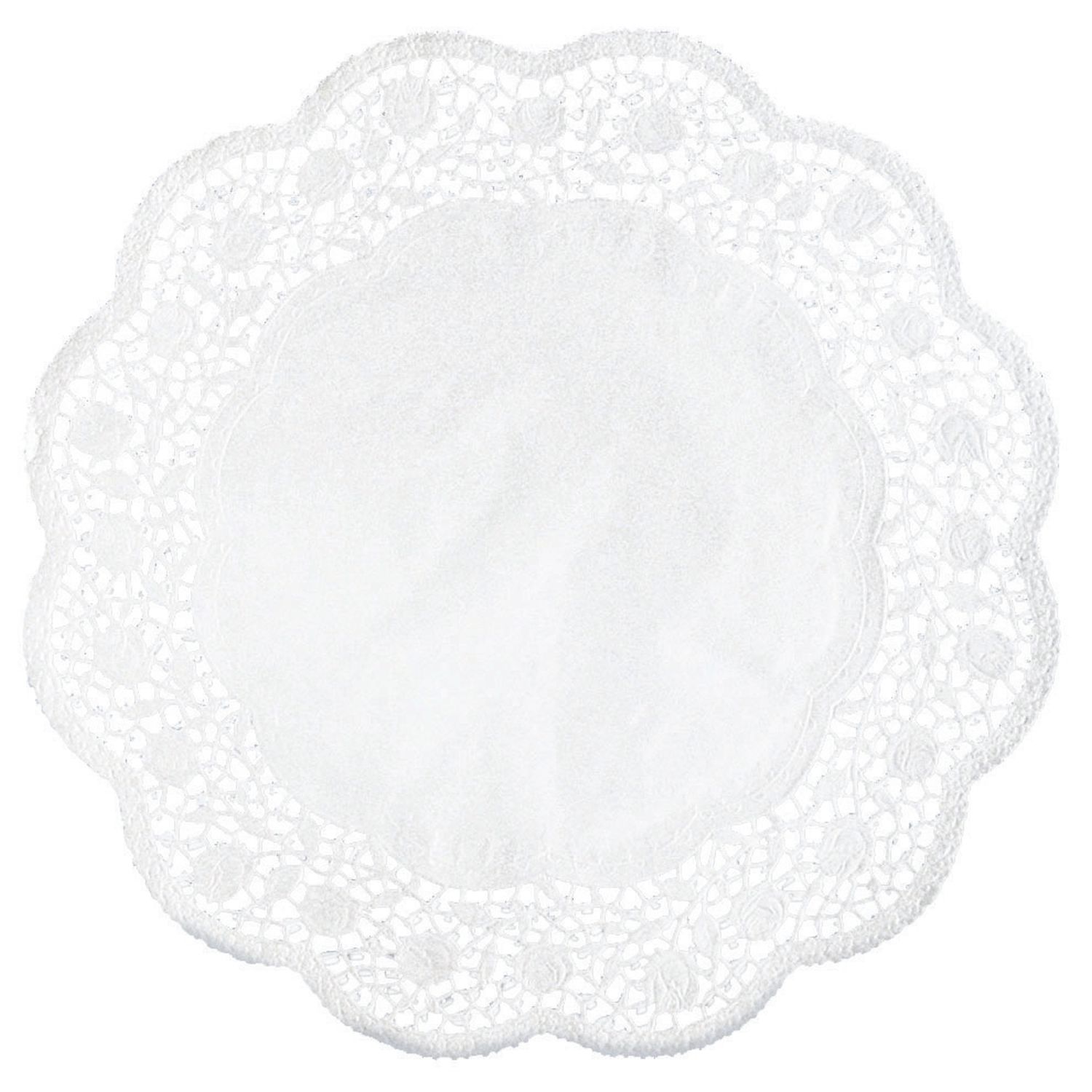 Tortenspitzen - Ø 22 cm, 6 Stück, weiß Tortenspitzen - Ø 22 cm, 6 Stück, weiß