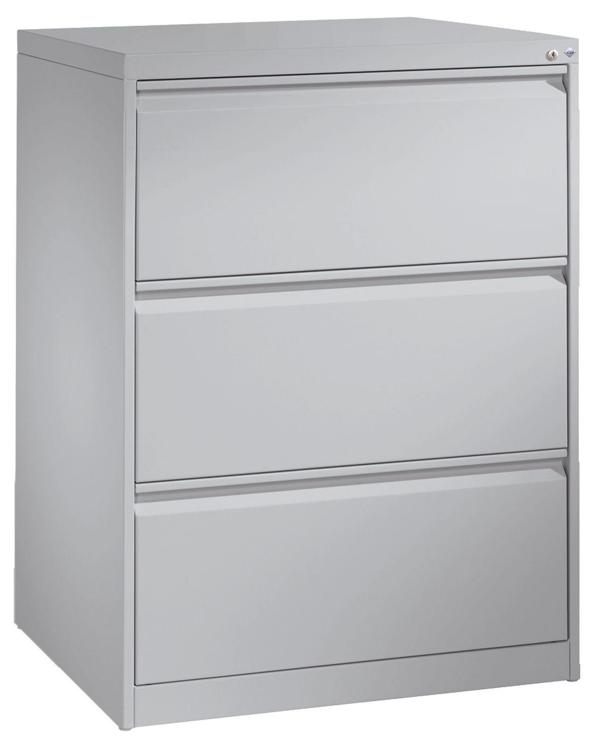 Stahl-Hängeregistraturschrank ACURADO C 2000 zweibahnig, 3 Auszüge lichtgrau Stahl-Hängeregistraturschrank ACURADO C 2000 zweibahnig, 3 Auszüge lichtgrau