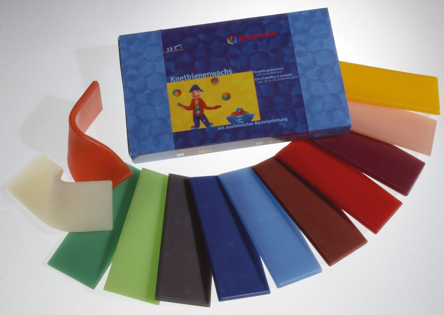 Knetbienenwachs - 12 Farben Knetbienenwachs - 12 Farben