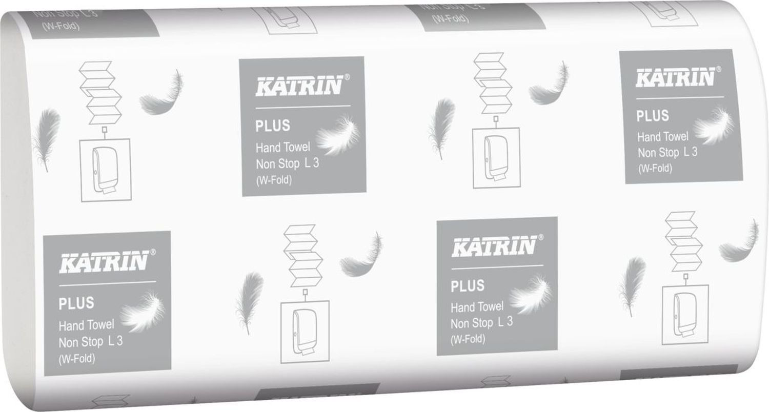 Falthandtuch Plus Non Stop L3 hochweiß W-Falz 2250 Blatt Falthandtuch Plus Non Stop L3 hochweiß W-Falz 2250 Blatt