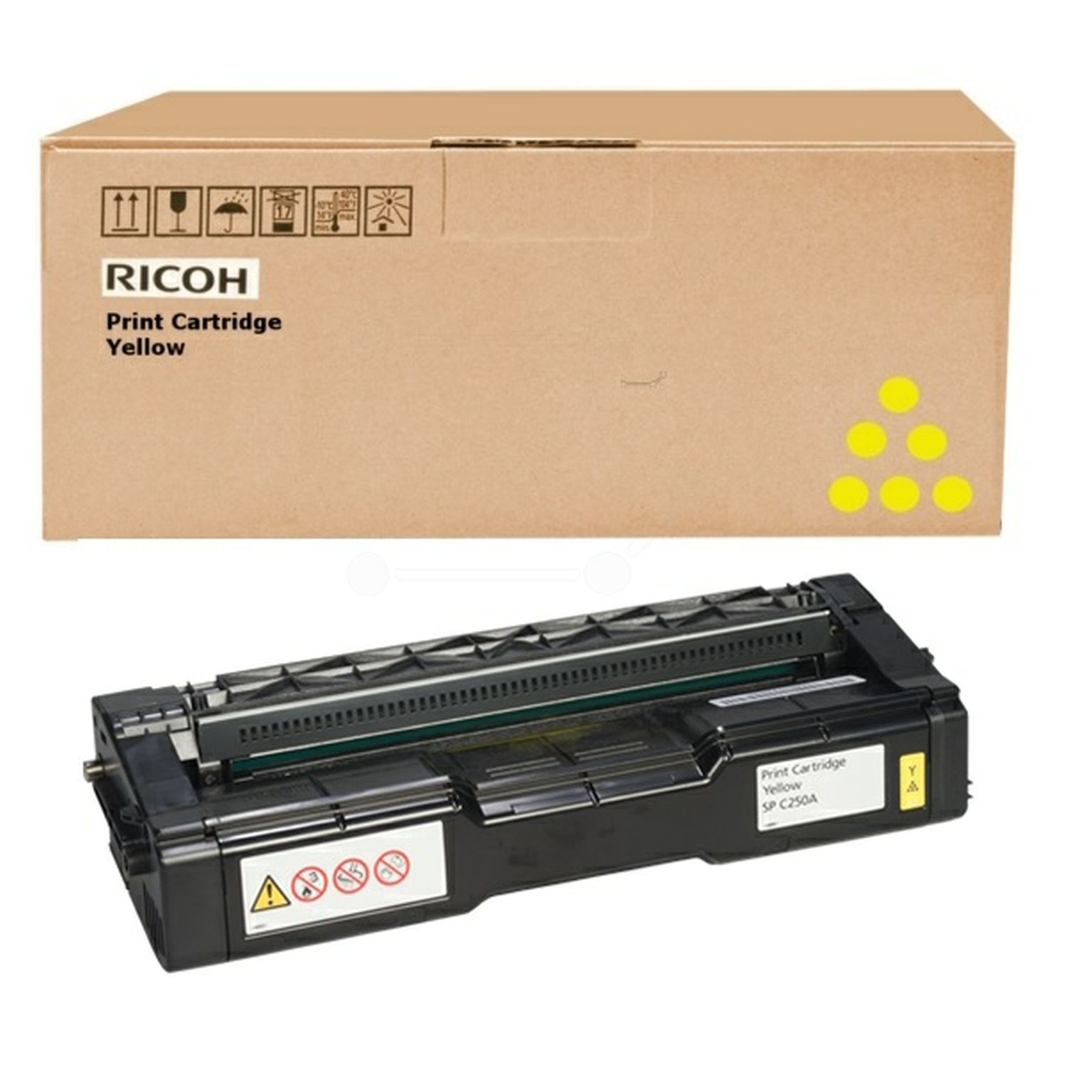 Original Ricoh Toner gelb (407534)