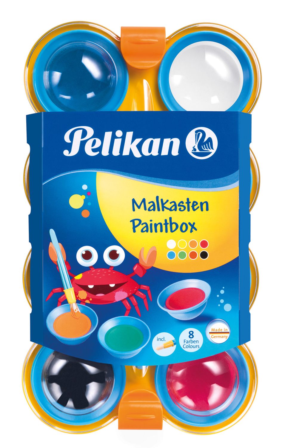 Deckfarbkasten mini-friends® 755/8, mit 8 Farben + Pinsel Deckfarbkasten mini-friends® 755/8, mit 8 Farben + Pinsel