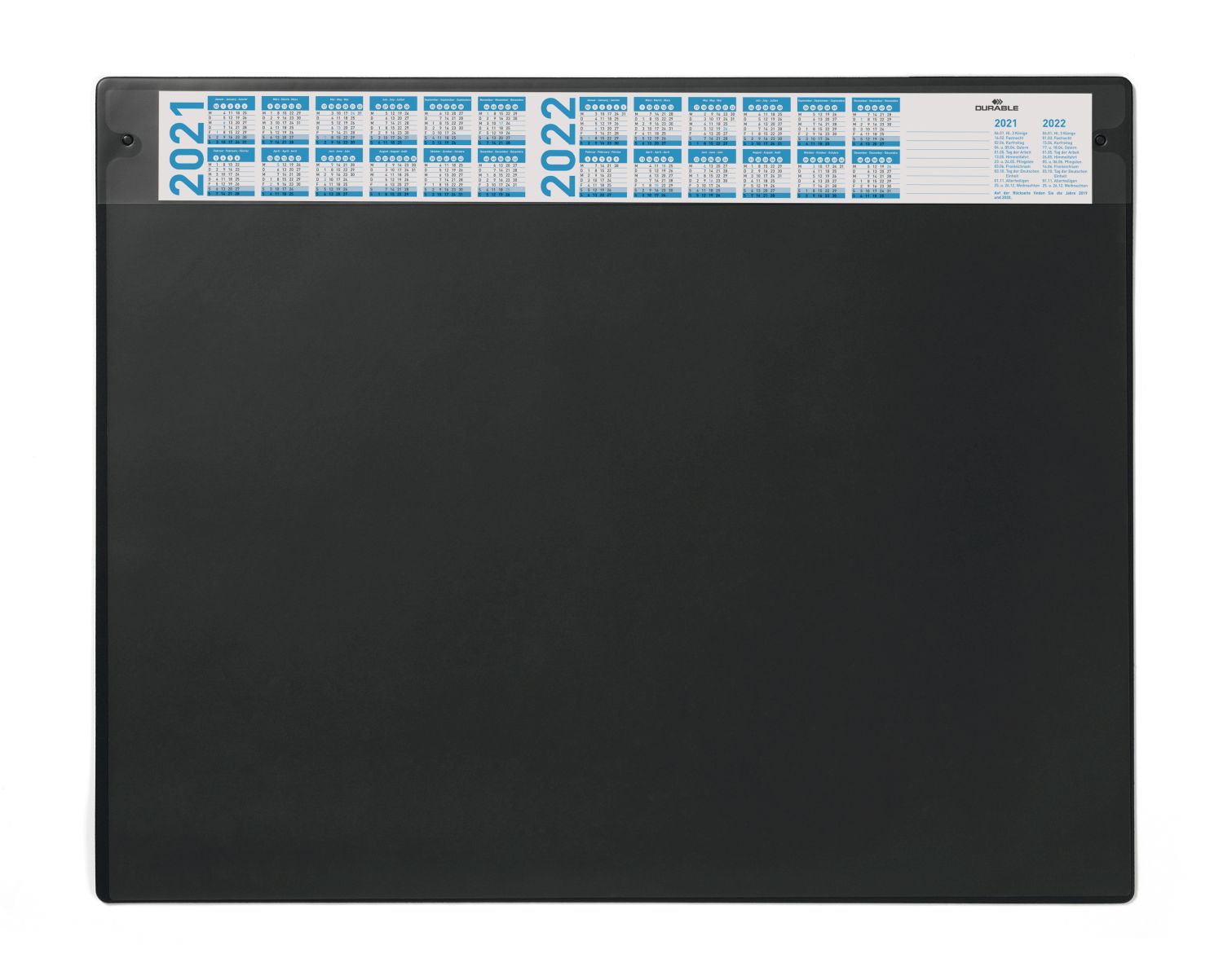 Schreibunterlage, mit austauschbarer Abdeckung,PVC,650x520mm,schwarz Schreibunterlage, mit austauschbarer Abdeckung,PVC,650x520mm,schwarz