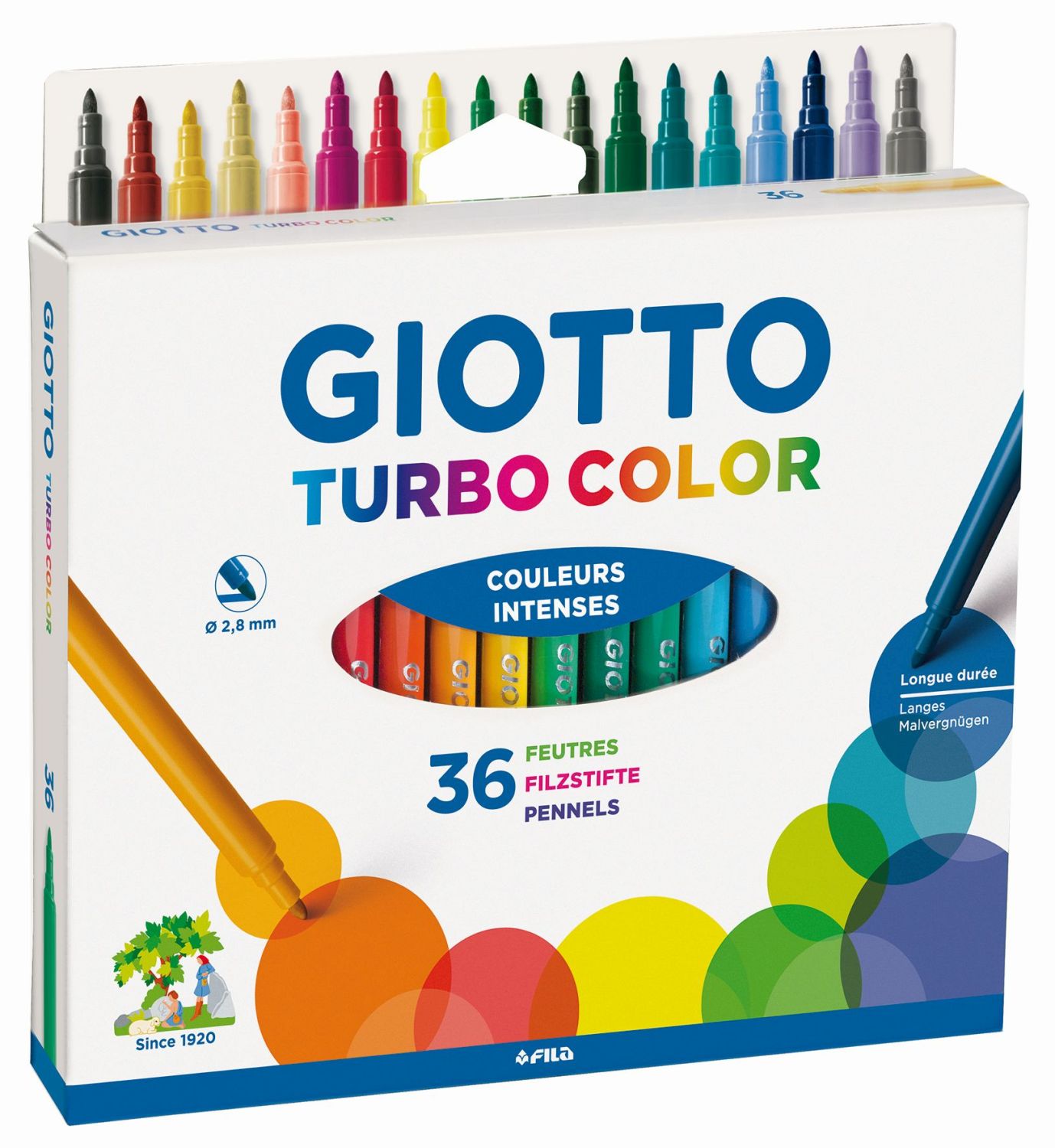 Fasermaler Turo Color - 36 Stück sortiert