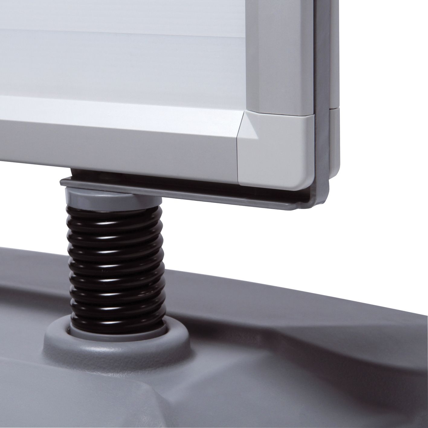 Kundenstopper Outdoor - mit Rollen, A1, grau Kundenstopper Outdoor - mit Rollen, A1, grau