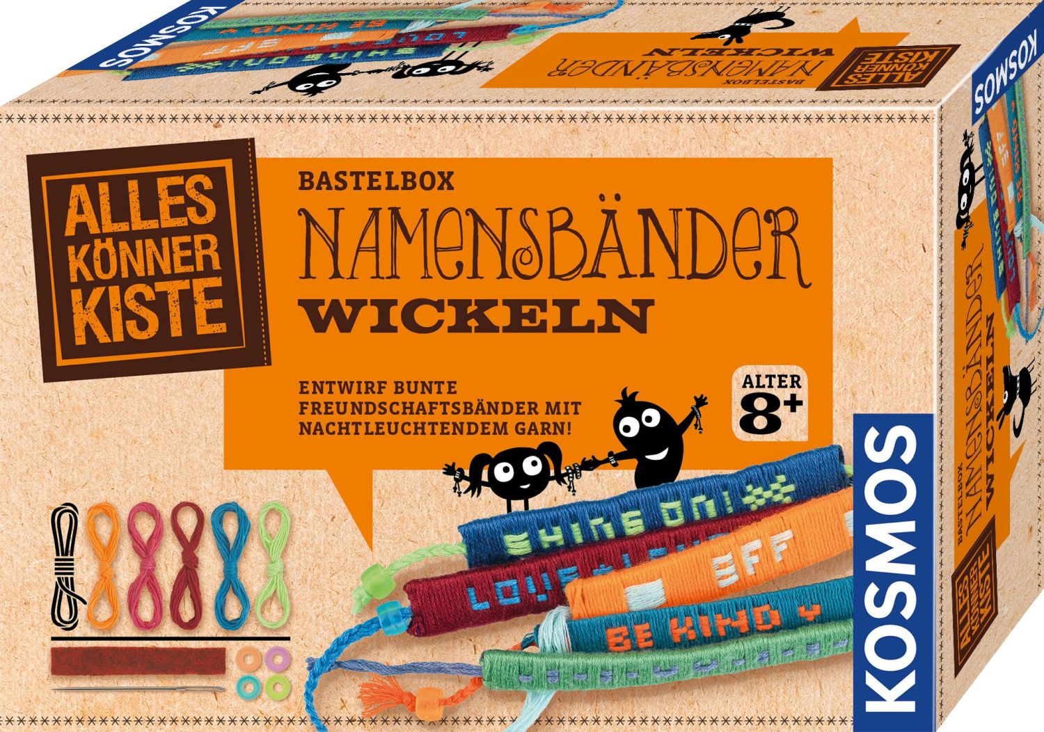 Bastelset Namensbänder wickeln Bastelset Namensbänder wickeln