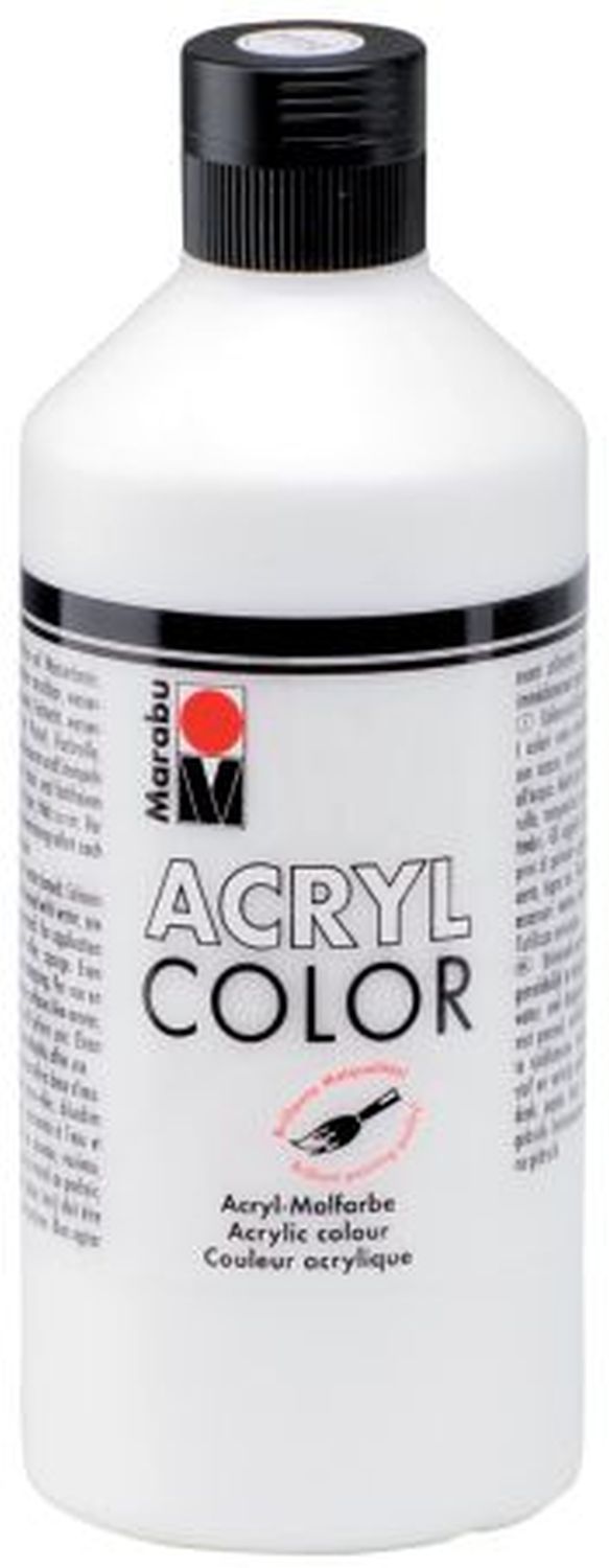 Acrylfarbe Color - weiß, 500 ml Acrylfarbe Color - weiß, 500 ml