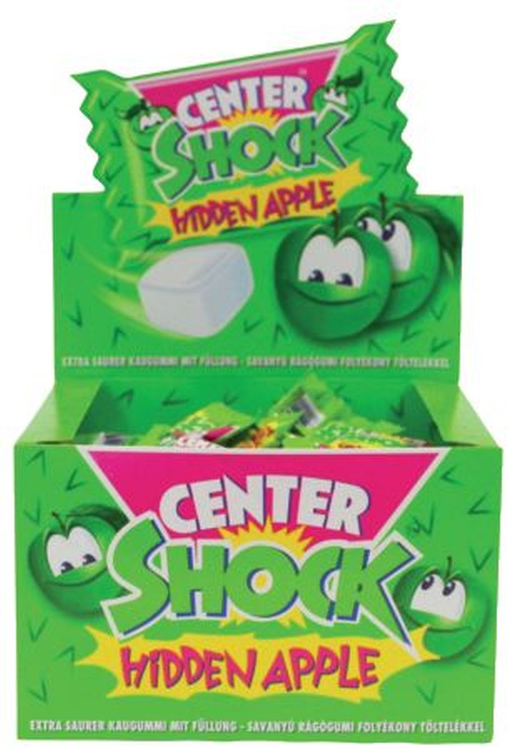 Kaugummi Center Shock Apfel 100 Stück