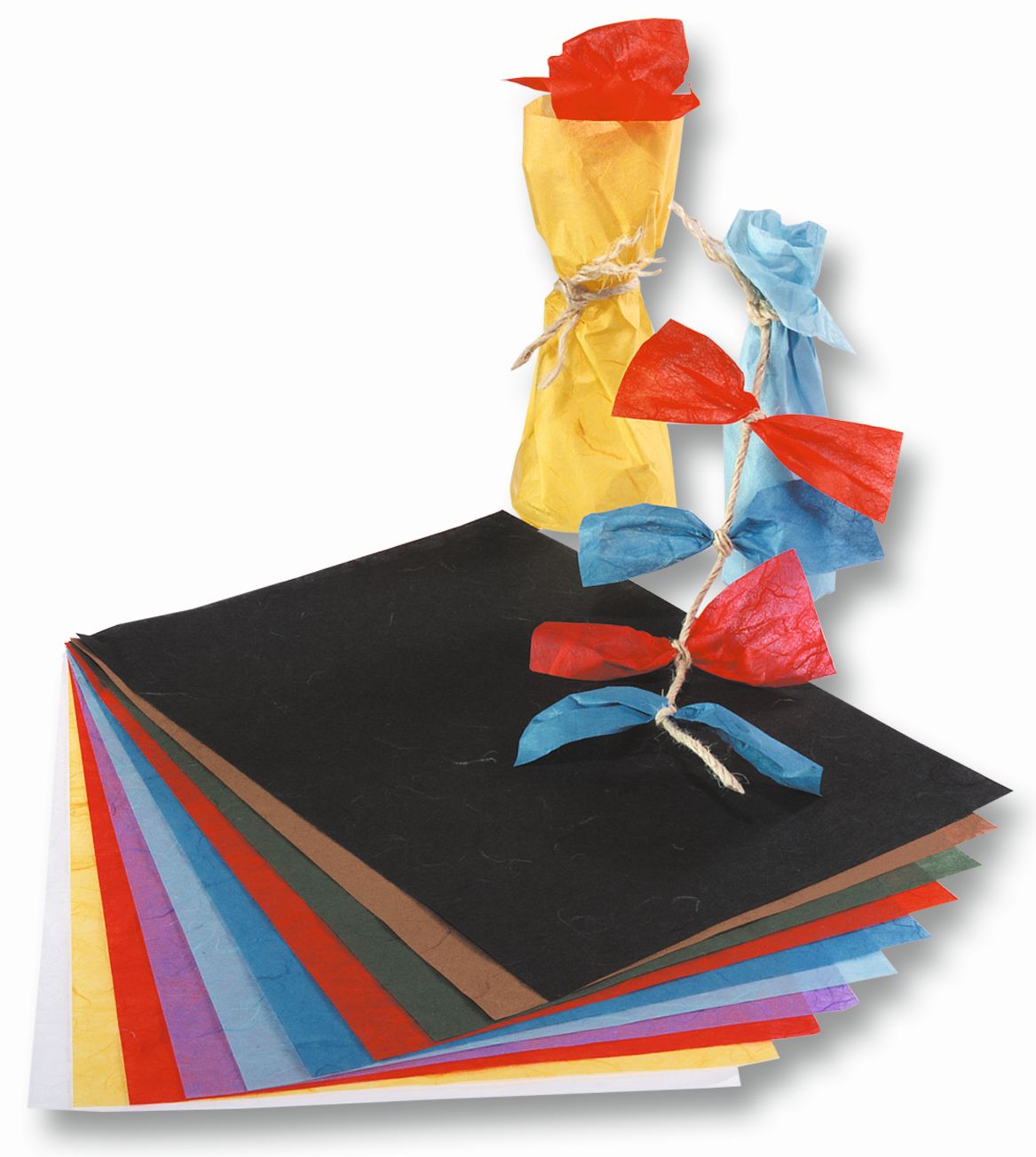 Strohseide - 47 x 64 cm, rehbraun Strohseide - 47 x 64 cm, rehbraun