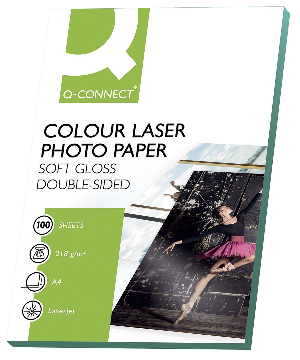 Fotopapier Colour Laser KF01935, DIN A4, 210 g/qm, weiß, glänzend, 100 Blatt für Laserdrucker