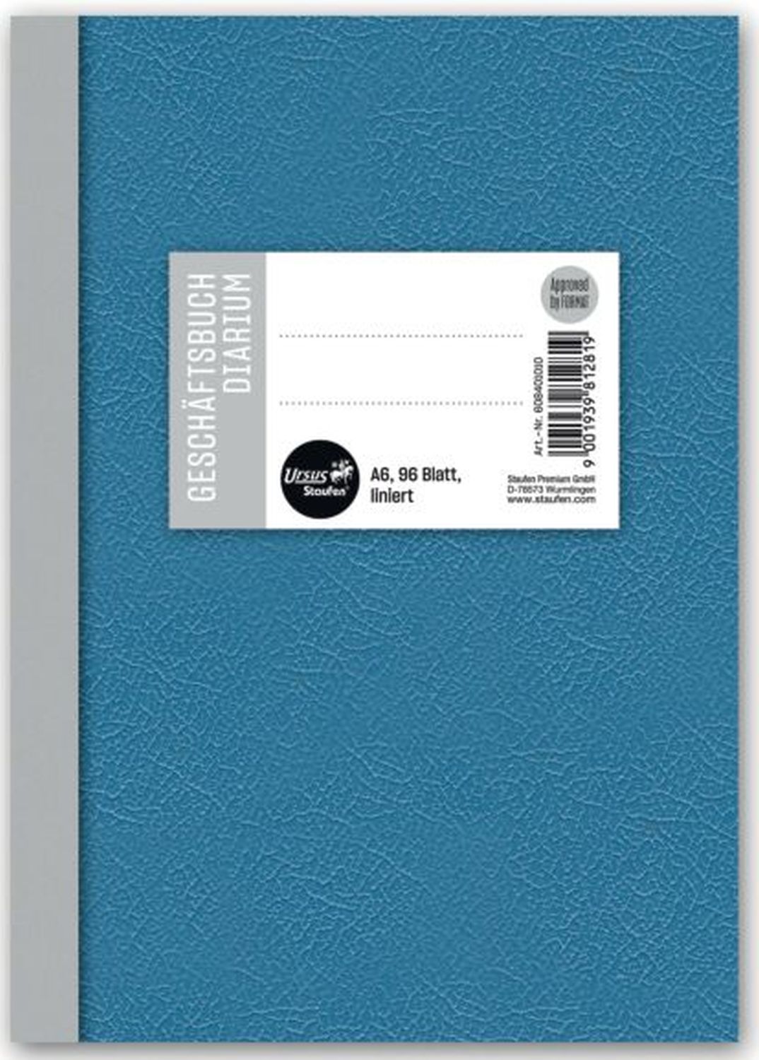 Geschäftsbuch - A6, 96 Blatt, 70g/qm, 8 mm liniert Geschäftsbuch - A6, 96 Blatt, 70g/qm, 8 mm liniert