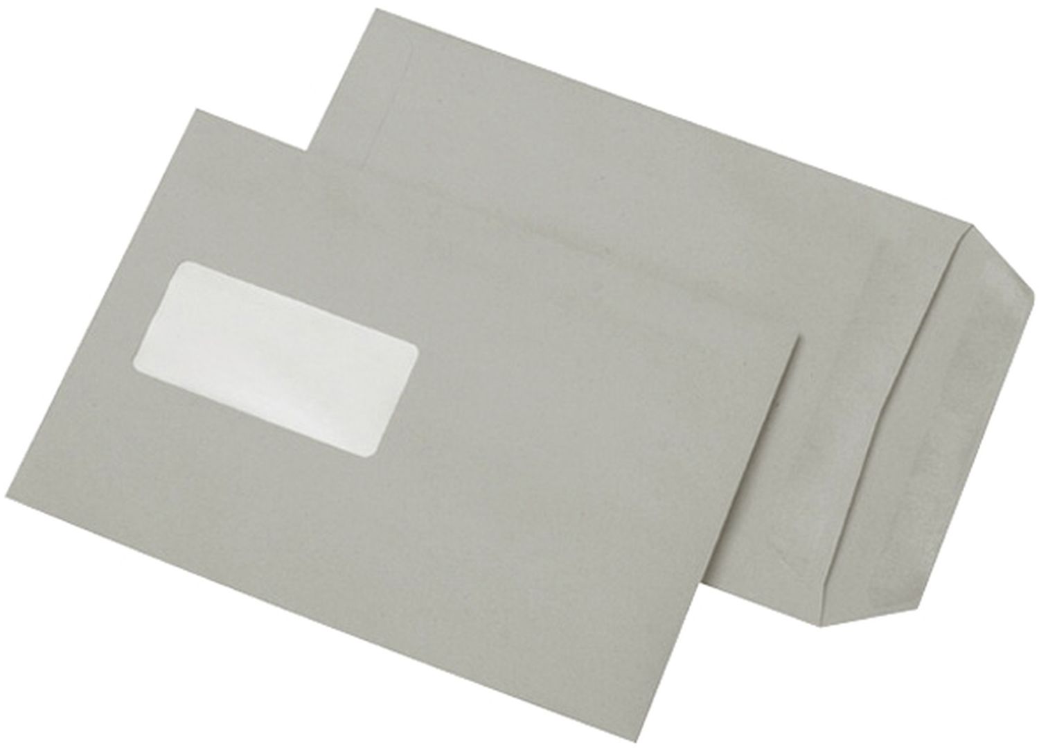 Versandtaschen Recycling MAILmedia® 30006881 C5, mit Fenster, selbstklebend, 80g/qm, 500 Stück