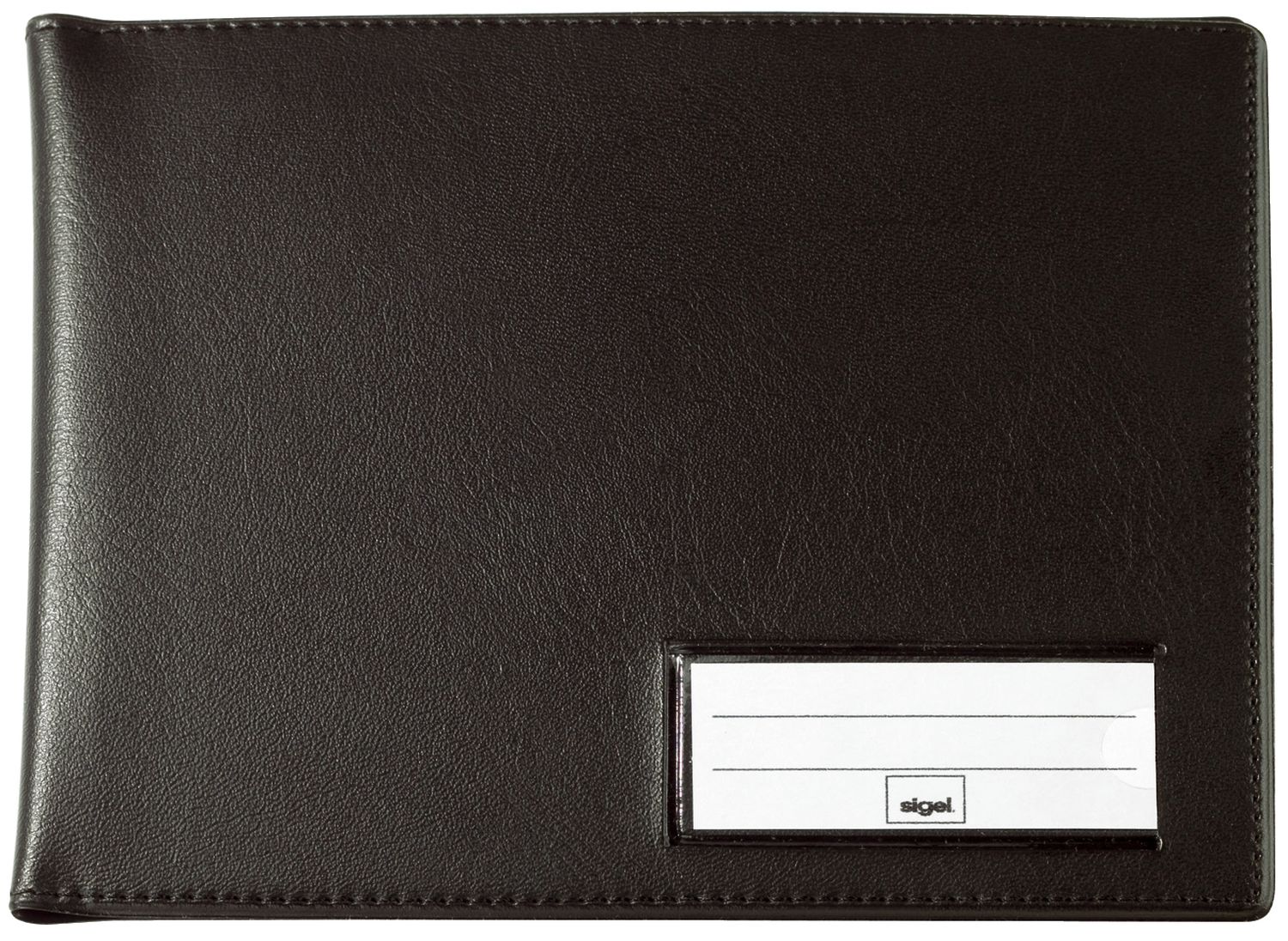 Einband für Formularbücher, Lederoptik schwarz, matt, für A6 q Einband für Formularbücher, Lederoptik schwarz, matt, für A6 q