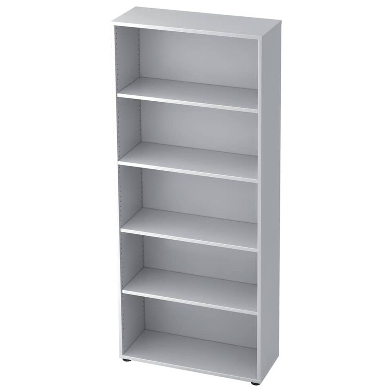 Regal - 5OH, 80 cm breit, Weiß, mit Montageservice Regal - 5OH, 80 cm breit, Weiß, mit Montageservice