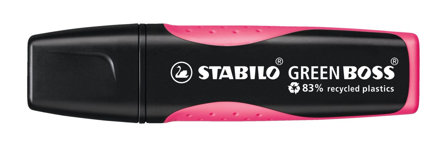 Umweltfreundlicher Textmarker - GREEN BOSS - Einzelstift - pink Umweltfreundlicher Textmarker - GREEN BOSS - Einzelstift - pink