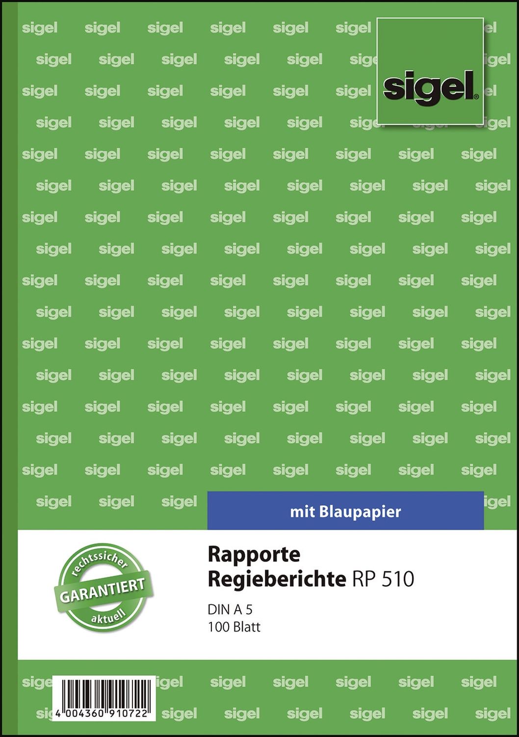 Rapporte/Regieberichte - A5, MP, 100 Blatt Rapporte/Regieberichte - A5, MP, 100 Blatt