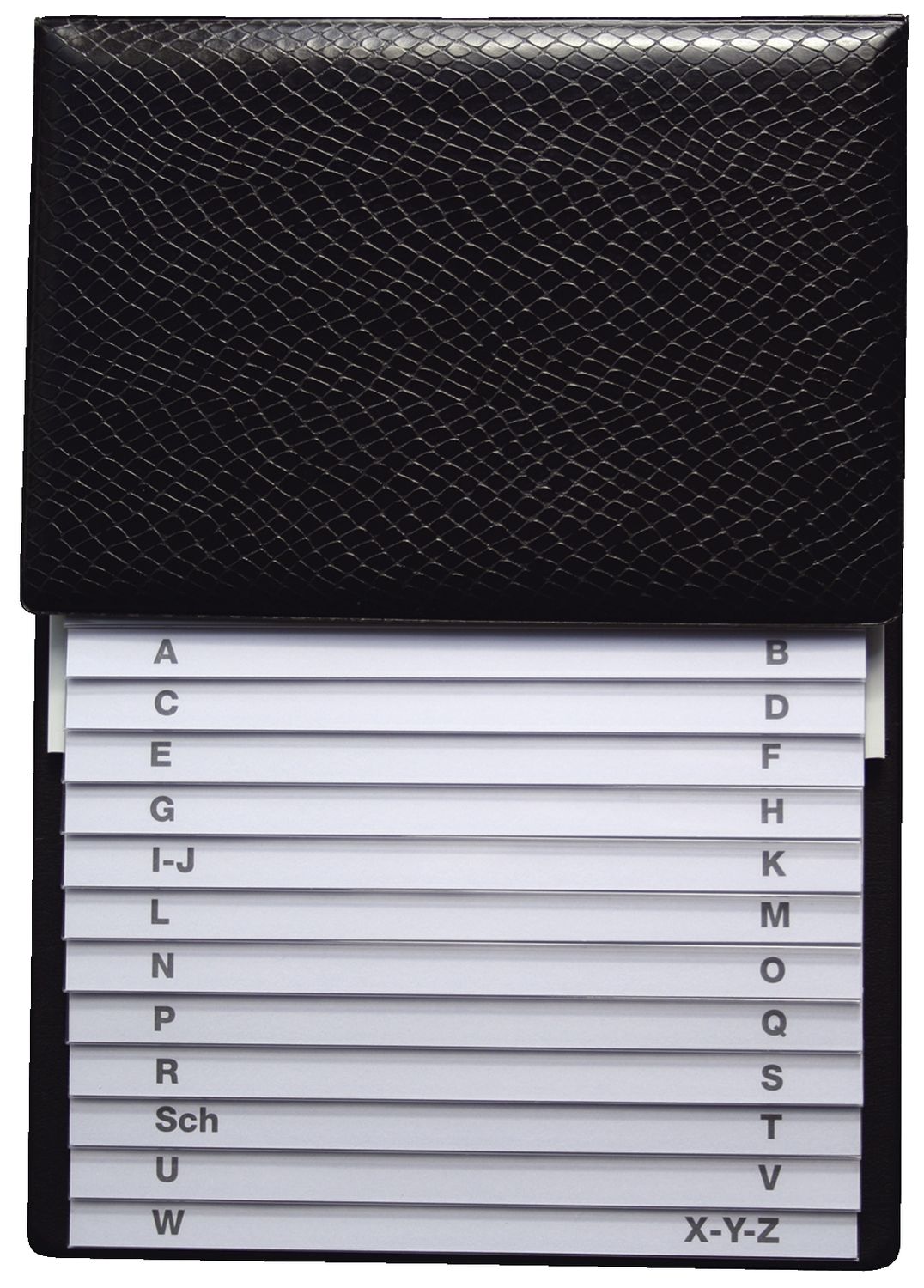 Telefon-Klappregister - schwarz, 160 x 230 mm Telefon-Klappregister - schwarz, 160 x 230 mm