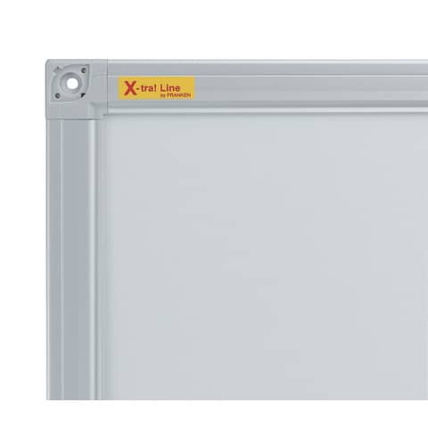 Whiteboard Franken X-tra!Line Emaille SC3204, 200 x 100 cm, emalliert, Alurahmen, senk- oder waagerechte Wandbefestigung