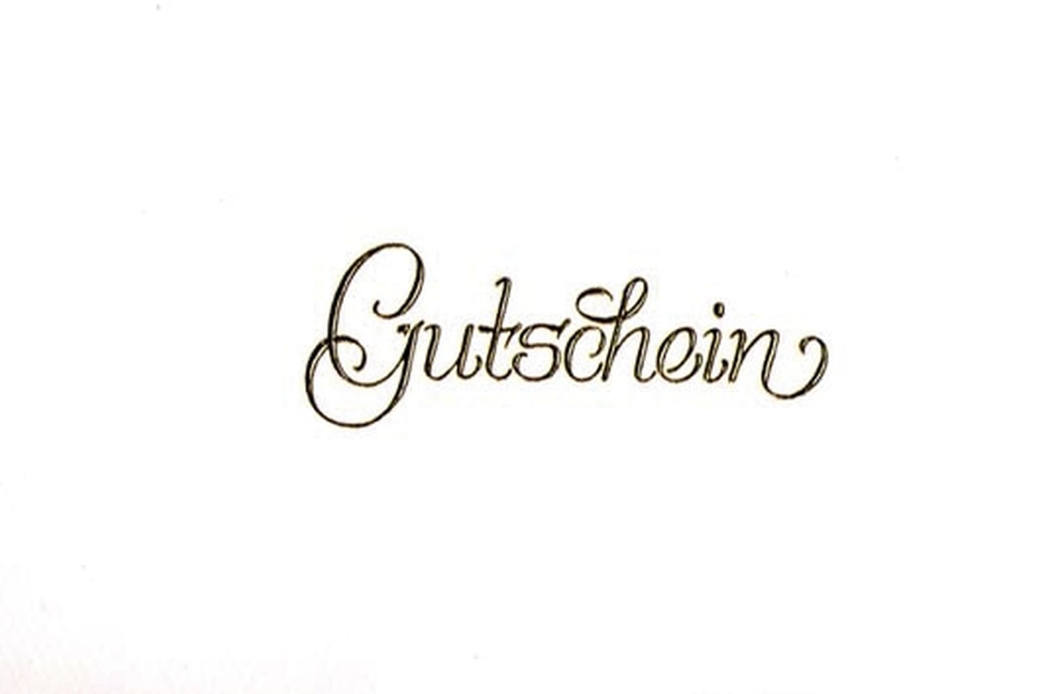 Gutscheinkarte - inkl. Umschlag Gutscheinkarte - inkl. Umschlag
