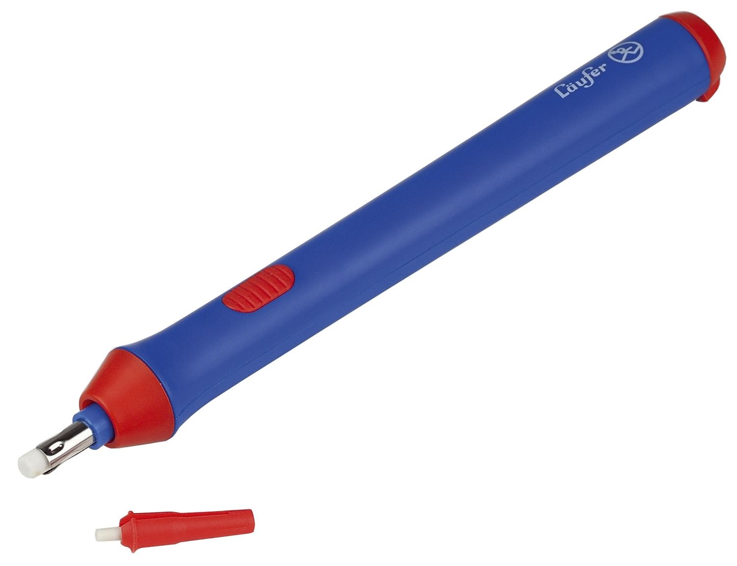 Radierer - elektrisch, blau, mit Wechselspitzen Radierer - elektrisch, blau, mit Wechselspitzen