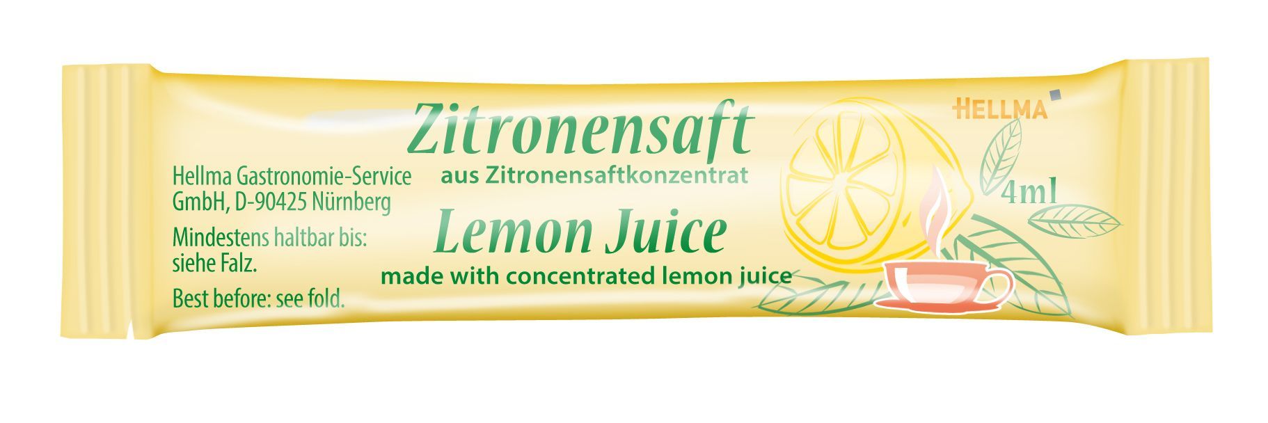 Zitronensaft-Sticks Zitronensaft-Sticks
