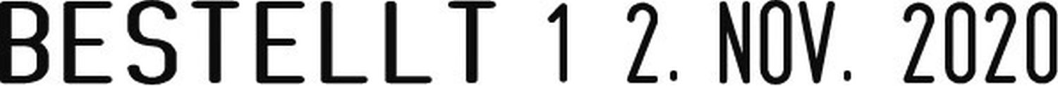Bänderstempel - 4 mm Datum, 12 Texte Bänderstempel - 4 mm Datum, 12 Texte