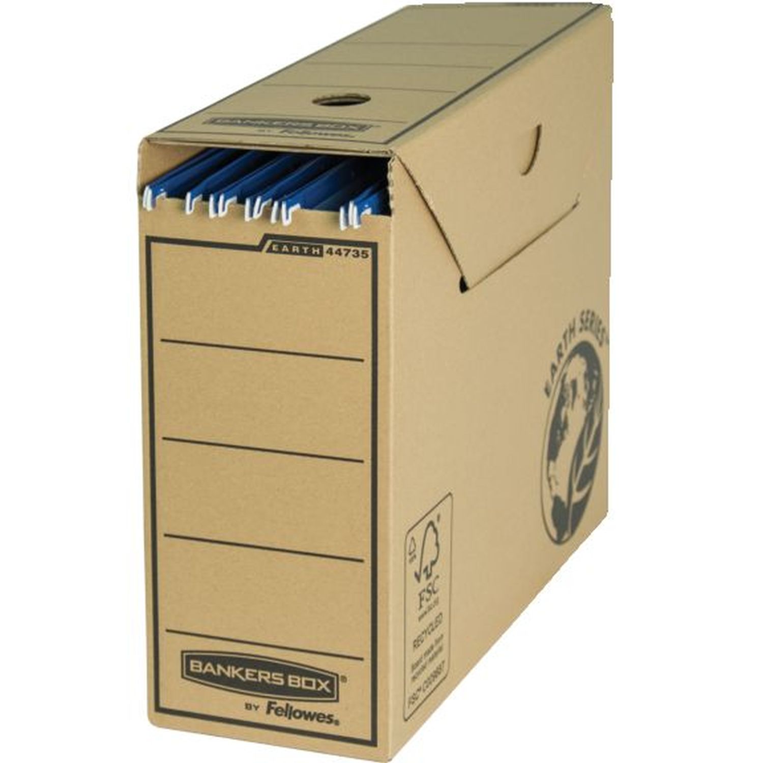 Archivschachtel Bankers Box® Heavy Duty 4473501, für Hängeregister, Rückenbreite 120 mm