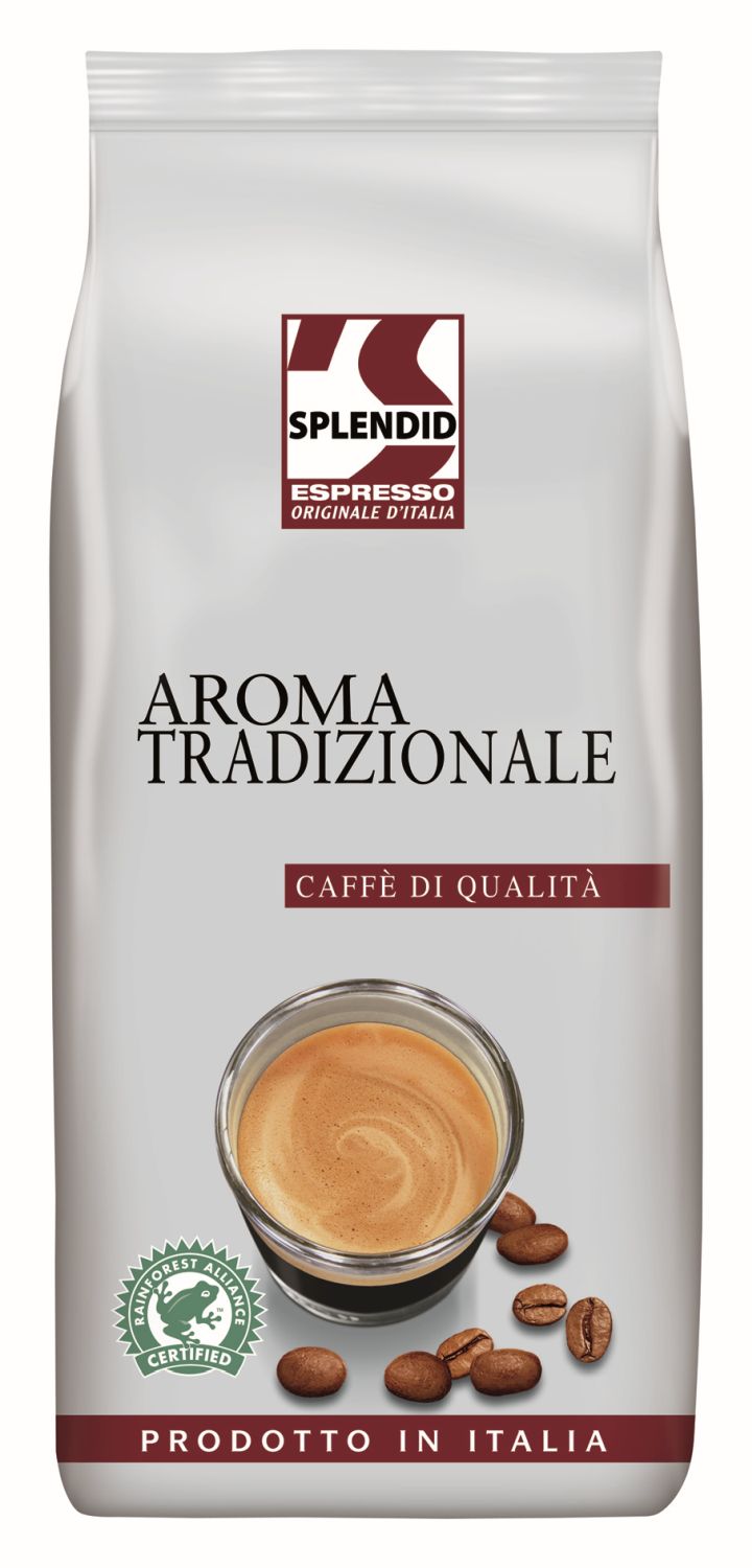 Kaffee SPLENDID Aroma Tradizionale Espresso 1000g ganze Bohnen Kaffee SPLENDID Aroma Tradizionale Espresso 1000g ganze Bohnen