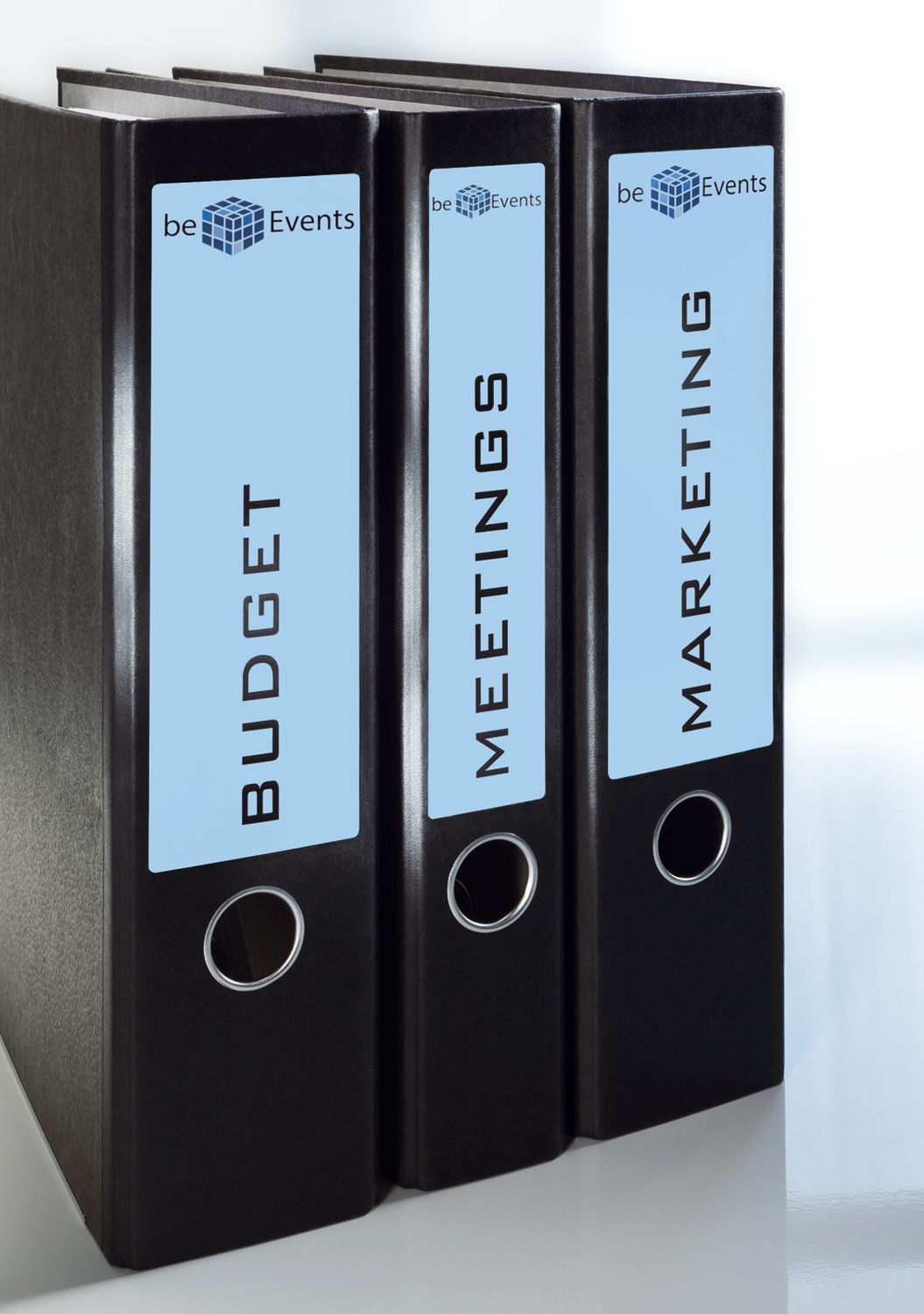 Rückenschilder farbig Avery Zweckform L4767-20 PC-beschriftbar, breit/kurz 61 x 192 mm, 20 Bogen/80 Etiketten, blau