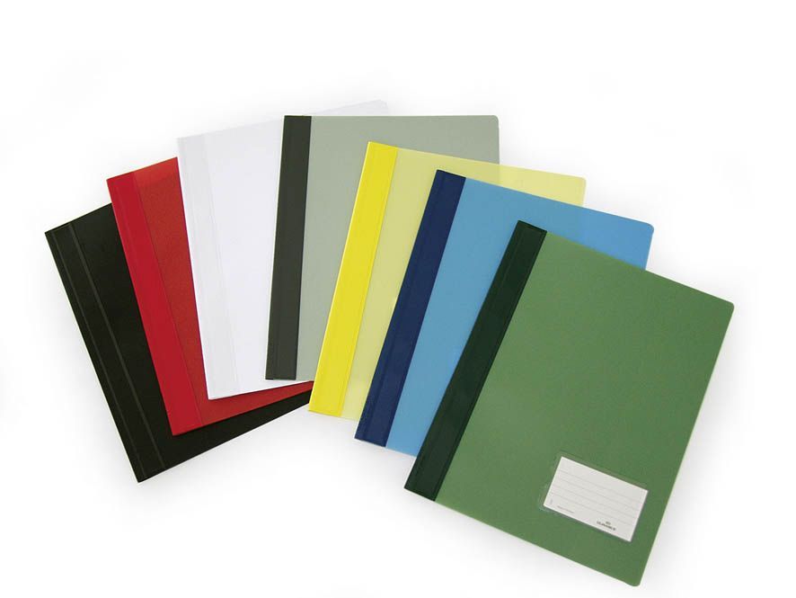Schnellhefter DURALUX® - A4 überbreit, transluzente Folie, schwarz Schnellhefter DURALUX® - A4 überbreit, transluzente Folie, schwarz