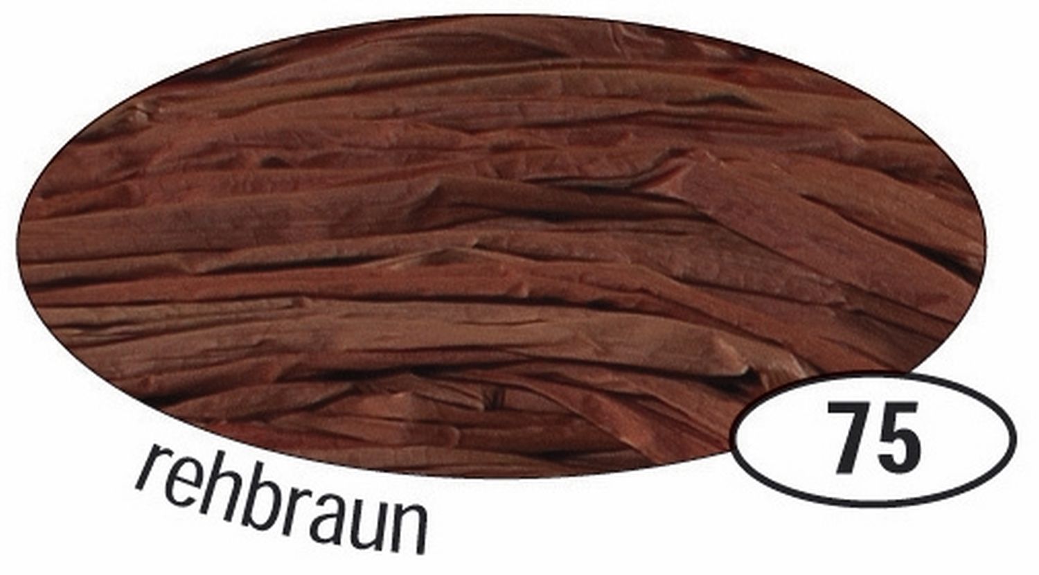 Naturbast Raffia - matt, rehbraun, 50 g Naturbast Raffia - matt, rehbraun, 50 g
