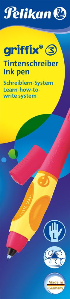 griffix® Tintenschreiber - T2CHL, Kunststoffspitze, mittel, rot griffix® Tintenschreiber - T2CHL, Kunststoffspitze, mittel, rot