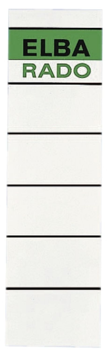 Rückenschilder Elba 100420956 / 04217 Einsteckschild, breit/kurz 54 x 190 mm, 10 Stück Rückenschilder Elba 100420956 / 04217 Einsteckschild, breit/kurz 54 x 190 mm, 10 Stück