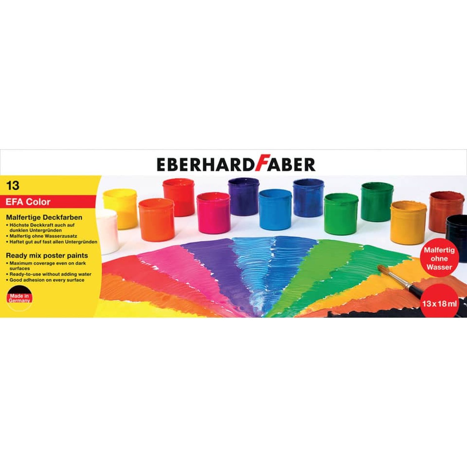 Malfertige Deckfarben 13er Set à 18ml Malfertige Deckfarben 13er Set à 18ml