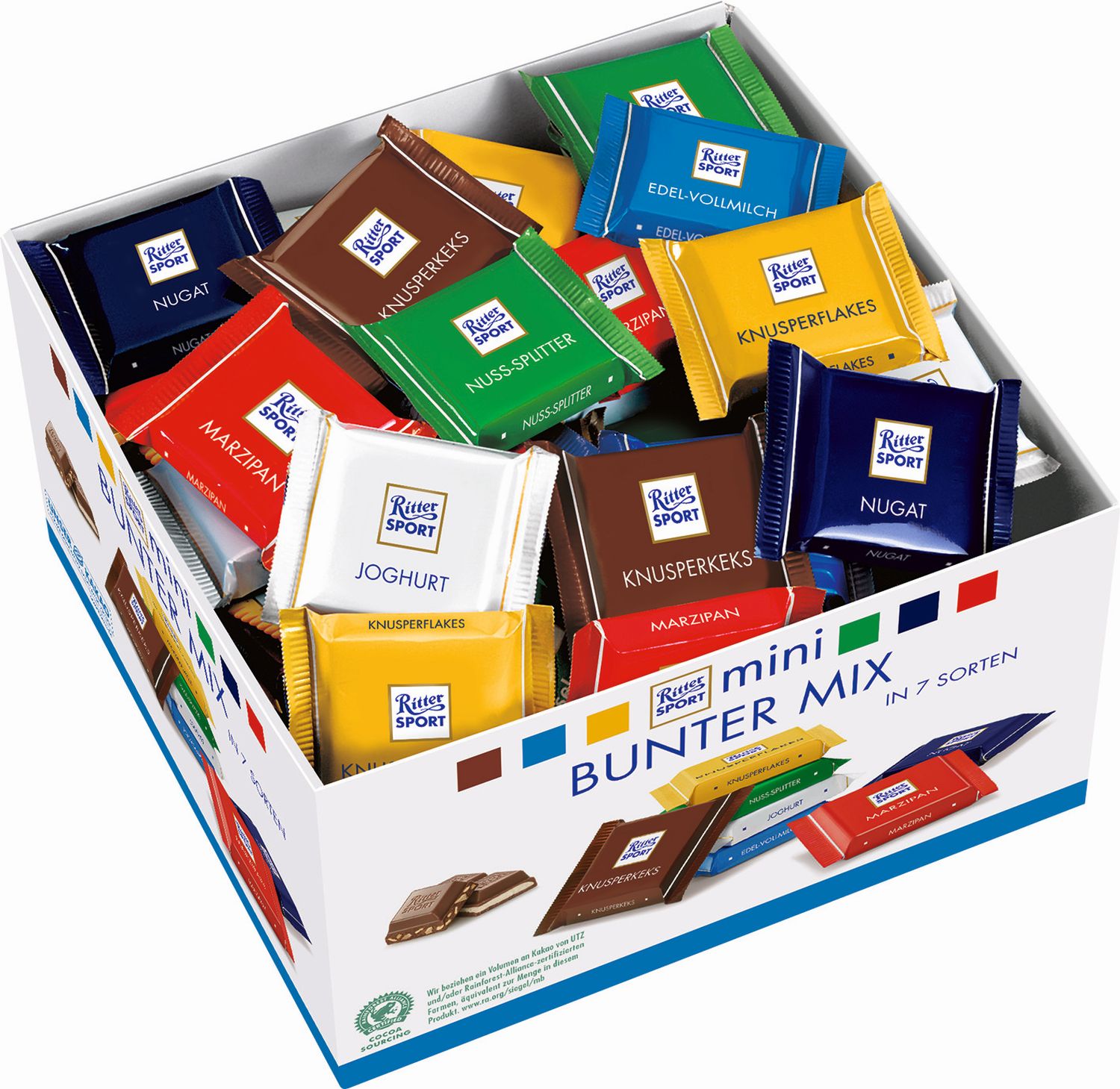 Schokolade Mini - ca. 84 Einzelportionen à 16,67 g sortiert Schokolade Mini - ca. 84 Einzelportionen à 16,67 g sortiert