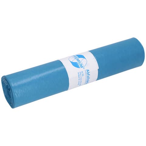 Müllsäcke Deiss 20055, 120 Liter, 40 my, 25 Stück, blau