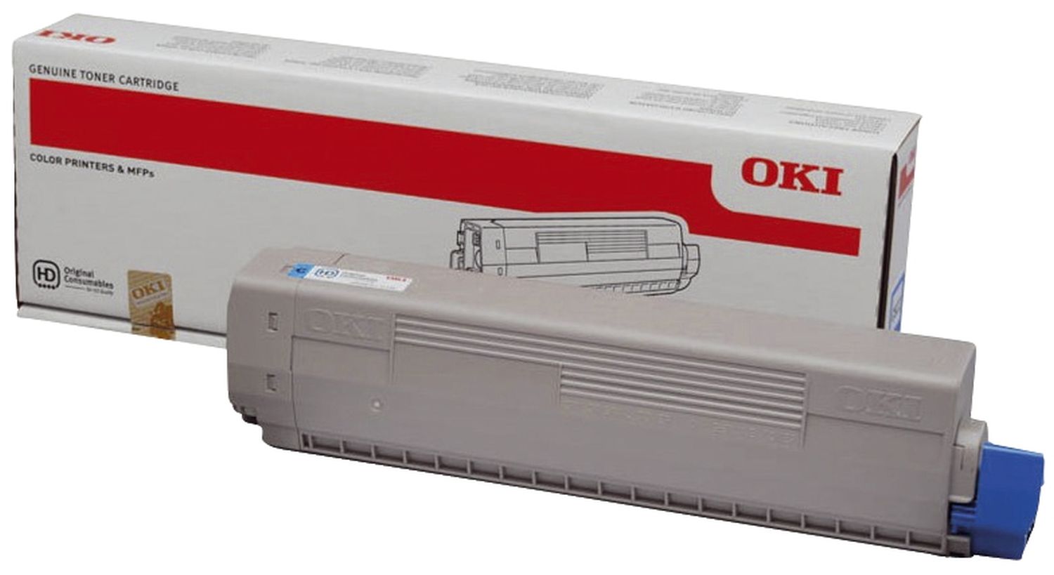 Original OKI Toner-Kit cyan (44844615)