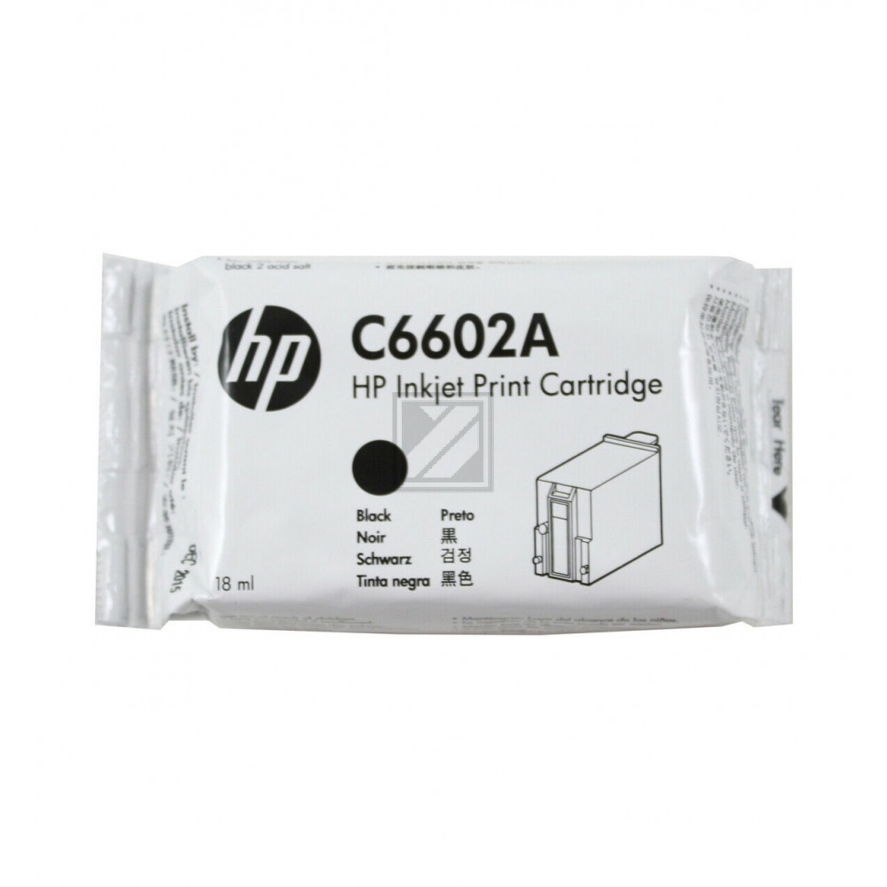 Original HP Druckkopfpatrone schwarz (C6602A)