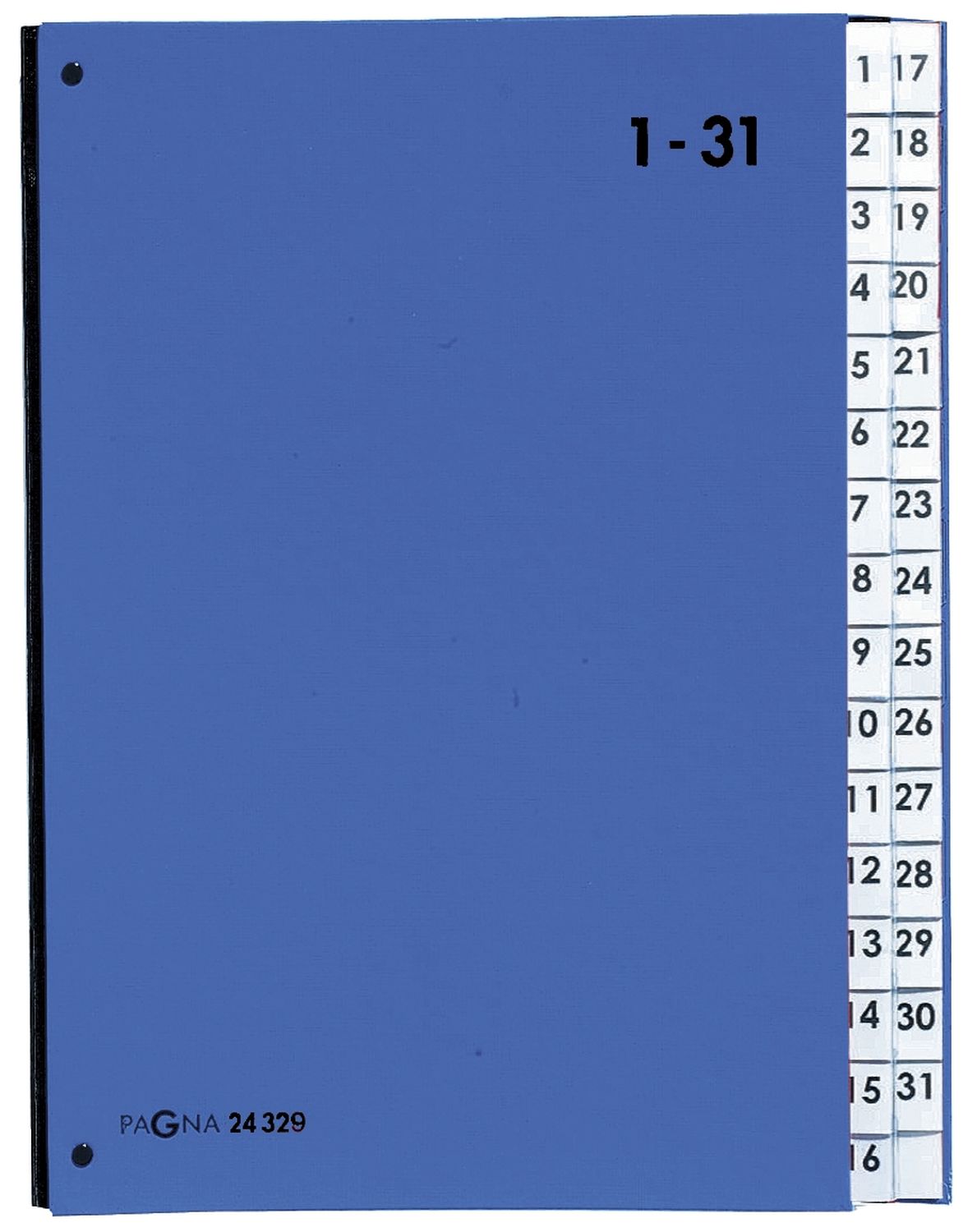 Pultordner Color-Einband - Tabe 1 - 31, 32 Fächer, blau Pultordner Color-Einband - Tabe 1 - 31, 32 Fächer, blau