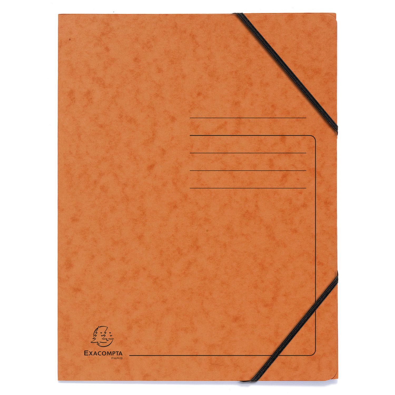 Sammelmappe - A4, 355 g/qm, Gummizug, orange Sammelmappe - A4, 355 g/qm, Gummizug, orange