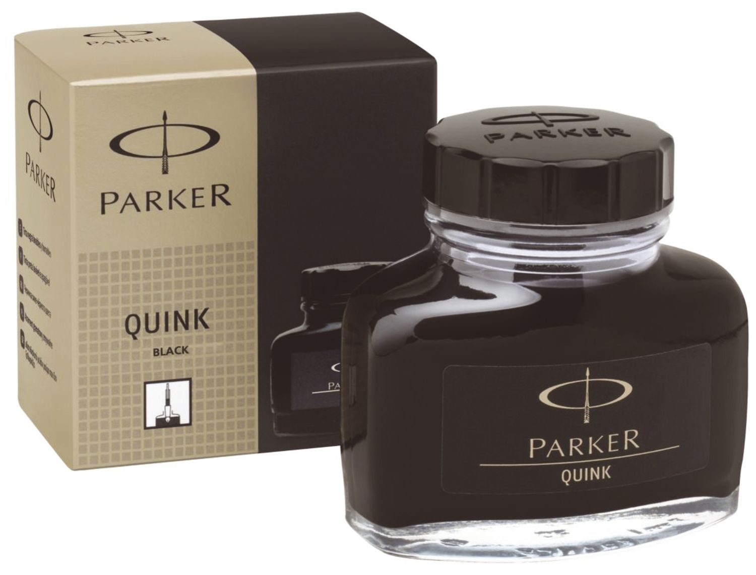 Tinte - 57 ml Glasflacon, schwarz Tinte - 57 ml Glasflacon, schwarz
