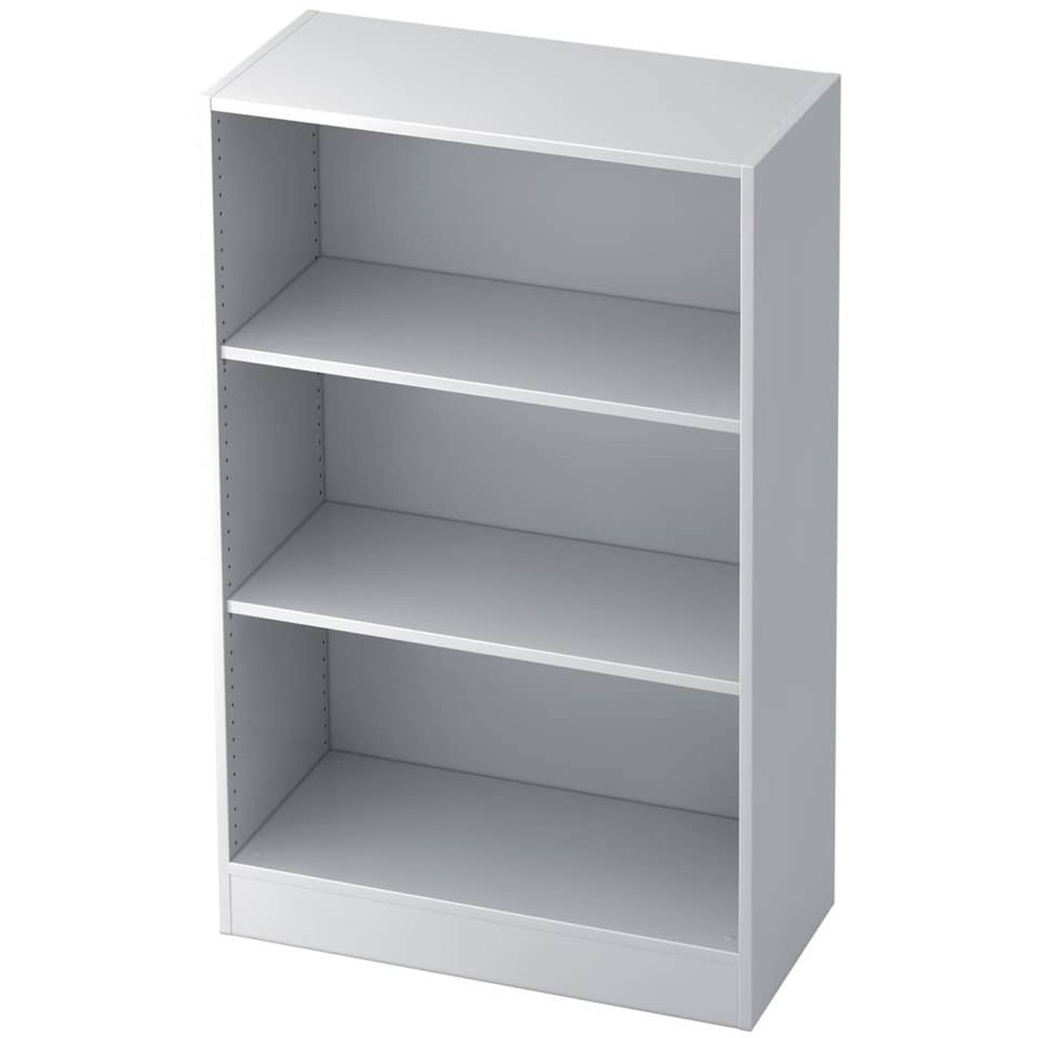 Regal - 3OH, 80 cm breit, Sockelblende, Weiß, mit Montageservice Regal - 3OH, 80 cm breit, Sockelblende, Weiß, mit Montageservice