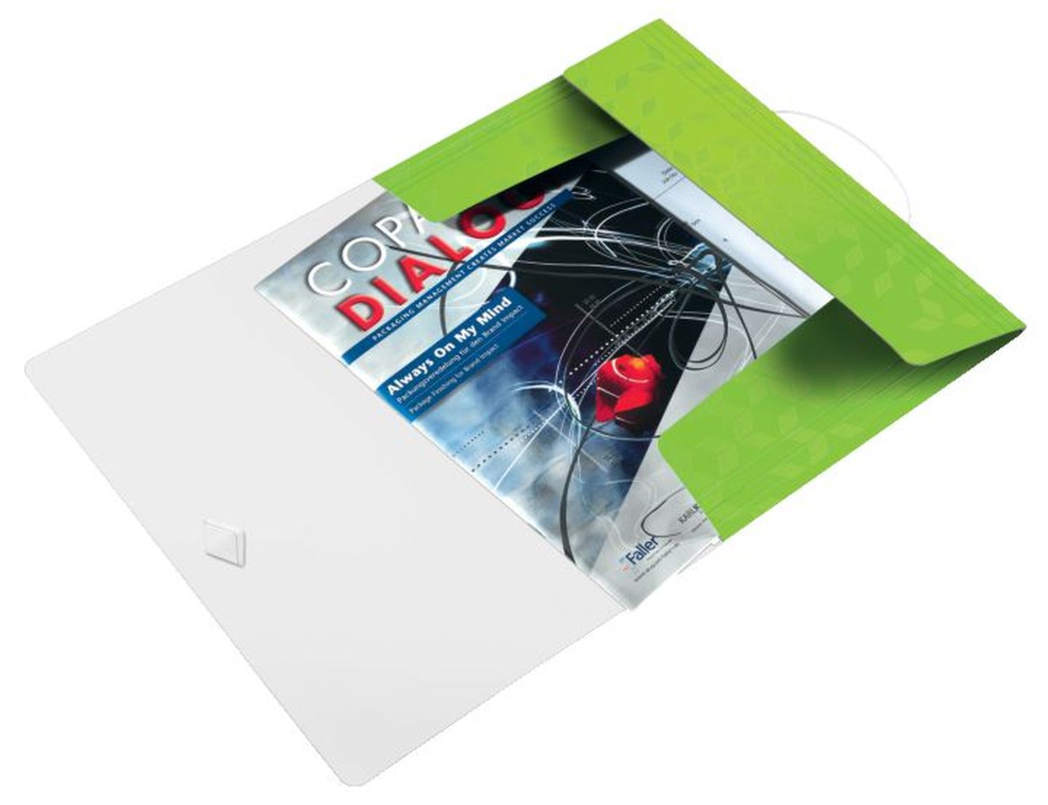 4599 Eckspannermappe WOW - A4, PP, grün metallic 4599 Eckspannermappe WOW - A4, PP, grün metallic