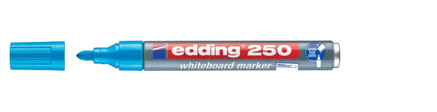 250 Boardmarker - nachfüllbar, 1,5 - 3 mm, hellblau 250 Boardmarker - nachfüllbar, 1,5 - 3 mm, hellblau