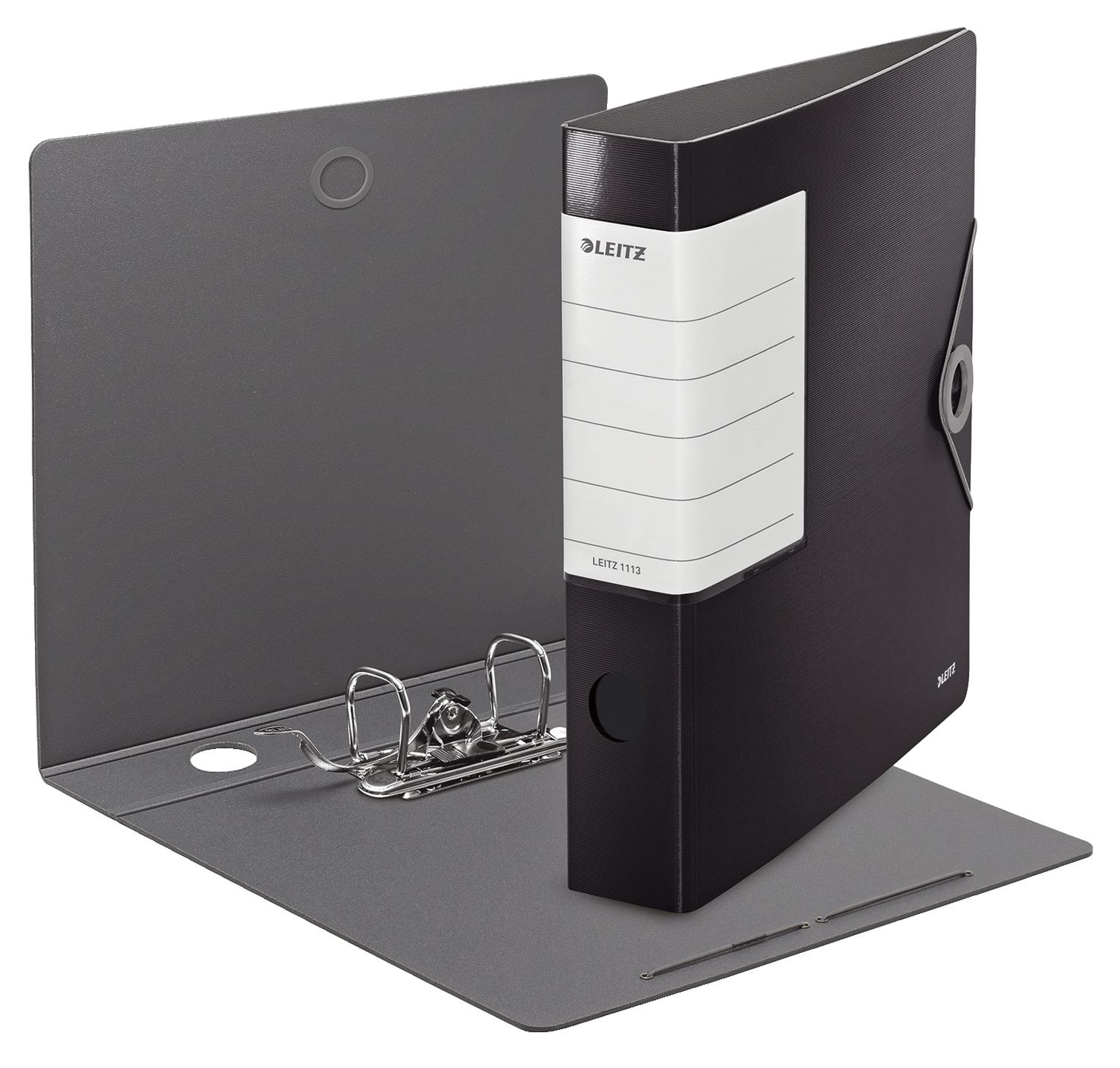Ordner Leitz Wow 1113-00-01 DIN A4, Kunststoff, schmal 62 mm, schwarz
