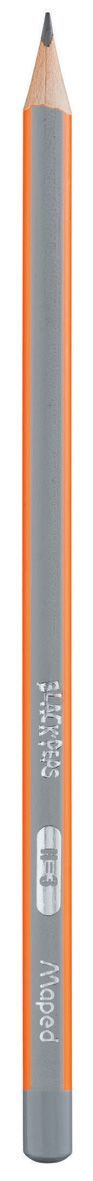 Bleistift BLACK'PEPS - H, lichtgrau/orange Bleistift BLACK'PEPS - H, lichtgrau/orange