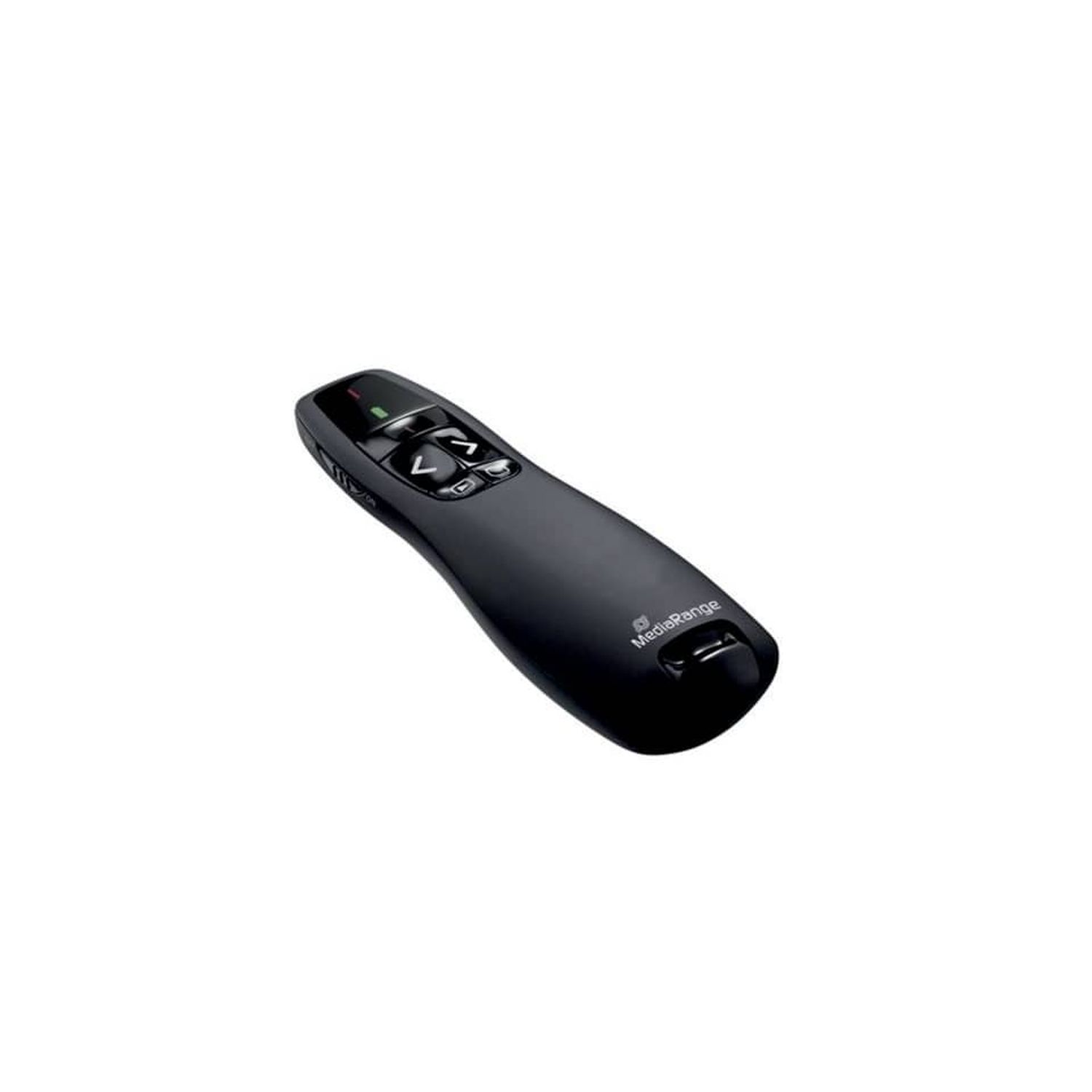 Präsentationsfernbedinung mit 5 Tasten und rotem Laserpointer, schwarz Präsentationsfernbedinung mit 5 Tasten und rotem Laserpointer, schwarz