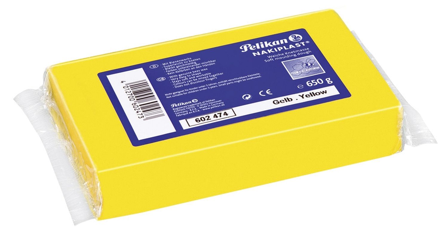Wachsknete Nakiplast® 681 - gelb, Blockform Wachsknete Nakiplast® 681 - gelb, Blockform