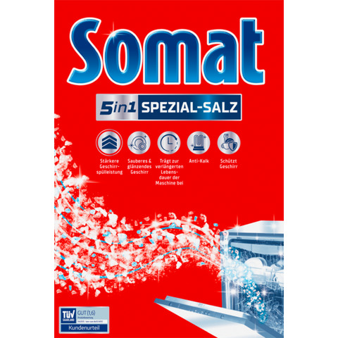 Spülmaschinensalz Somat 5 in 1 Spezial-Salz 8370154, 1,2 kg